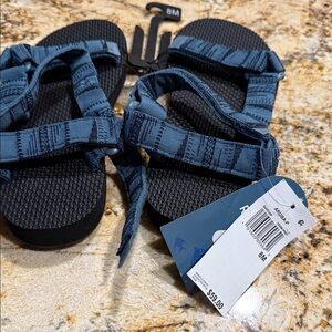 JBU Blue Strappy Sandals